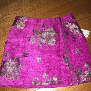 Pink free people skirt size 0